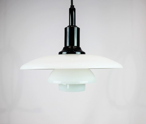 PH Pendant - PH 3/2 - Black Chrome - White Opal Glass - Poul Henningsen - Louis 
Poulsen
