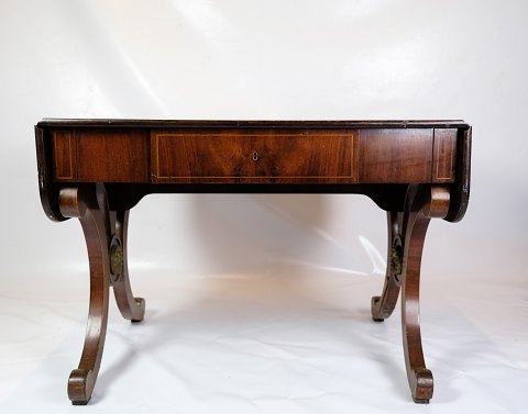 Spisebord - Mahogni - Klapper - messing udsmykning - 1860
Flot stand
