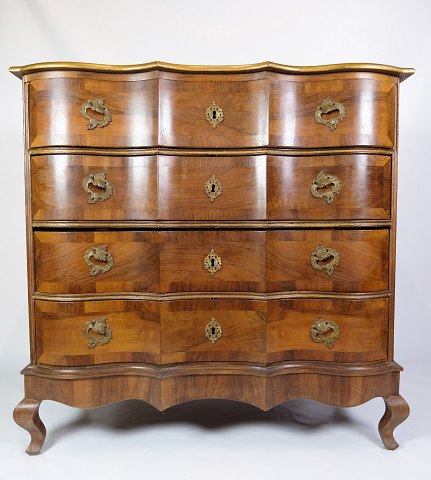 Chest of drawers - Walnut & Fruitwood - Baroque - Brass - 1760s
Great condition
