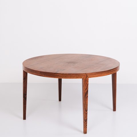 Round Coffee Table - Rosewood - Severin Hansen - Haslev Furniture Factory - 
1960s
