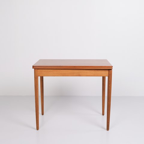 Spillebord/Spisebord - Indbygget Opbevaring - Teak & Eg - Hans J. Wegner - 
Andreas Tuck - 1960erne
