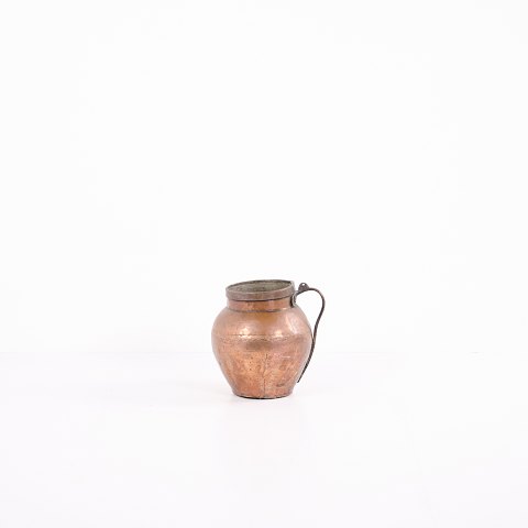 Pitcher – Handmade – Copper – With Handle – 19th Century
