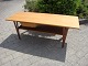Coffee table in teak with a pull-cart and a leaf Danish design from 1960 of 5000 m2 showroom