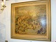 Large painting print with frame showing HC.Andersen  works 5000 m2 showroom