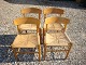 4 pcs chairs in oak with cane sæade designed by Borge Mogensen 5000 m2 showroom