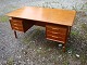 Desk in teak designed by omann junior 5000 m2 showroom