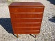 High chest of drawers in teak Danish design from 1960 5000 m2 showroom