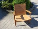 Hans Wegner CH 27 armchair in oak with original cane. Designed in 1949. In good condition 5000 m2 showroom