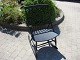 Rocking Chair in Black designed by Illum Wikkelsø good condition 5000 m2 showroom