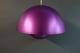 Pendant lamp designed by Verner Panton P1 Flower pot in purple metallic paint in good condition 5000 m2 showroom
