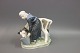 Kgl. figur nr. 779, Pige med kalv  designet af Chr. Thomsen. Højde 18 cm. 5000 m2 udstilling.