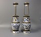 Et par kinesiske porcelæn bordlamper fra omkring 1920erne. 5000m2 udstilling.