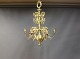 Church chandelier in brass and beautifully decorated from around 1850.5000m2 showroom.