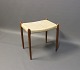 Stool in teak and White cord by N.O. Møller  from the 1960s.5000m2 showroom.
