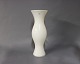 Tall cream colored Holmegaard glass vase, in perfect condition.5000m2 showroom.
