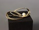 Brooch in 14 ct. gold with Pearl stamped Br.J.5000m2 showroom.