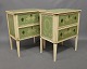 A pair of chests of drawers in painted wood from the 1960/1970s. 5000m2 showroom.