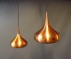 A pair of "Orient" pendants, model P1 and P2, by Jo Hammerborg for Fog and Mørup.5000m2 showroom.