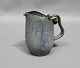 Jug i blue colors and delicate decoration by Arne Bang and numbered 22.5000m2 showroom.