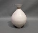 Vase with white glaze by Svend Hammershøj for Herman A. Kähler.5000m2 showroom.