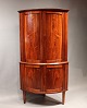 Large corner-cabinet i rosewood of Danish design from the 1960s.5000m2 showroom.