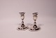 A pair of classic candlesticks in hallmarked silver, stamped SvT by Svend Toxværd.5000m2 showroom.