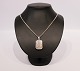 Necklace with locket in 925 sterling silver.5000m2 showroom.