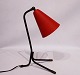 Tablelamp with red metal shade by Svend Aage Holm Sørensen from the 1950s.5000m2 showroom.