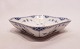 Royal Copenhagen blue fluted half lace potato bowl, #1/708.5000m2 showroom.