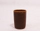 Brown ceramic vase by Palshus stamped KAS and the christmas of 1969.5000m2 showroom.