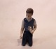Porcelain figurine, kneeling boy, nr. 2346, by Royal Copenhagen.5000m2 showroom.