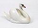 Royal Copenhagen porcelain figure of swan, no.: 755.5000m2 showroom.