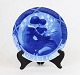 Christmas plate, "Children by the Christmas Tree" by Gotfred Rode from 1931 for Royal Copenhagen.5000m2 showroom.