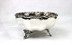 Bowl on feet with decorated edge of 925 sterling silver.5000m2 showroom.