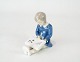 Porcelain figure reading girl, no.: 2247 by Bing and Grøndahl.5000m2 showroom.
