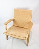 Armchair - Model CH25 - Light oak - Paper wicker - Hans J. Wegner - Carl Hansen & Søn