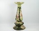 Faience / flower arrangement decorated with flowers in shades of green with 
beautiful pink flowers.
Great condition
