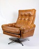 Armchair - Cognac Leather - Danish Design - 1980