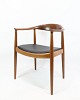The Chair - Model JH503 - Teak - Black Leather - Hans J. Wegner - Johannes 
Hansen - 1960s
Great condition

