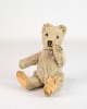 Old Teddy Bear In Mohair - Beige - Glass Eyes - Vintage Toy - Collector