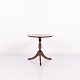 Antique Side Table in Mahogany with Turned Column, English Style, 1890s