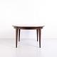 ound Dining Table Model 55 by Omann Jun in Rosewood with Extension Leaves, Danish Design