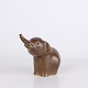 Knud Basse Elephant Figure in Glazed Ceramic, Danish Design, 1960s