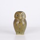 Knud Basse Owl Figure in Glazed Ceramic, Danish Design, 1960s