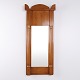 Mirror in Light Mahogany with Columns and Gilt Details from the 1860s
