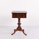 Hand-Polished Mahogany Pedestal Table from the 1860s