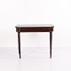 Mahogany Games Table with Turned Tapered Legs from the 1880s