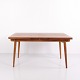 Hans J. Wegner Teak and Oak Dining Table with Extensions by Andreas Tuck Denmark