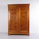 Large Antique Oregon Pine Wardrobe or Linen Cabinet from the 1890s