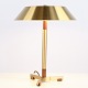 Jo Hammerborg President Table Lamp in Teak and Brass by Fog & Mørup 1960s
